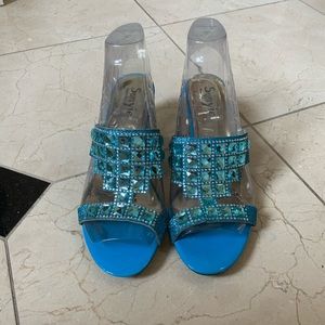 Shoes - New - Trendy Rhinestone Slip-on Sandals Shoes - New - Trendy Rhinestone Slip-on Sandals